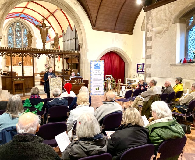 Dementia-friendly carol service spreads festive cheer