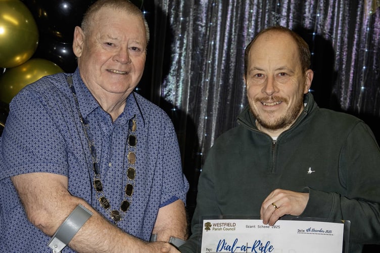 Dial-a-Ride received a huge sum of £1,000 to aid the work they do to support the local community