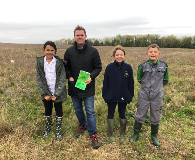 Pupils help create new forest and produce promotional film