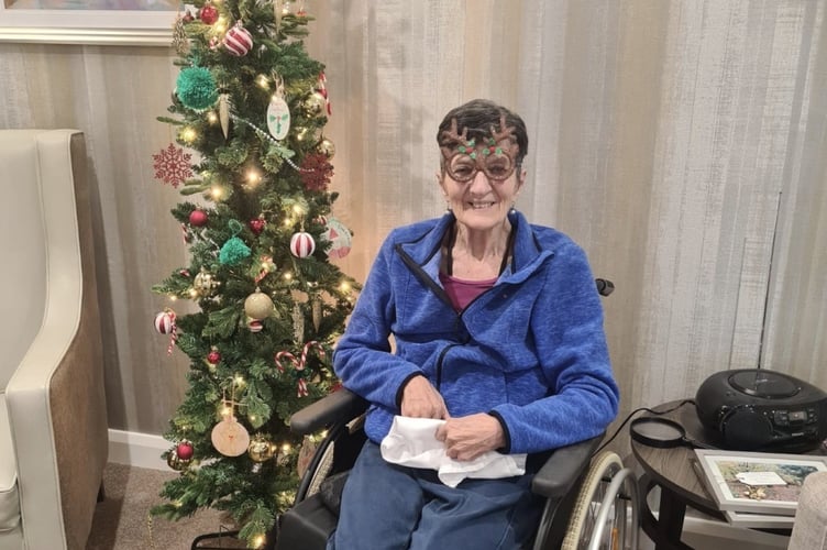 Ann Mills, 85, of Somer Valley House care home in Midsomer Norton, shares her Christmas morning memories