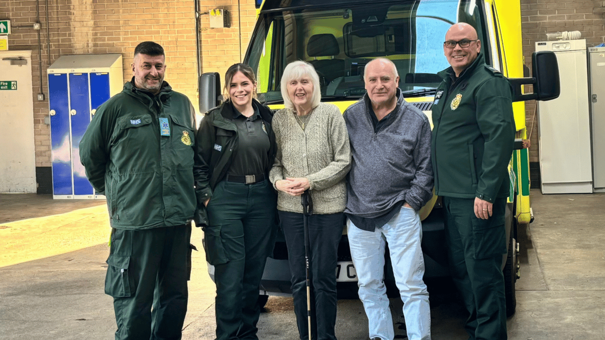 Man reunited with ambulance crew following serious road traffic collision ...