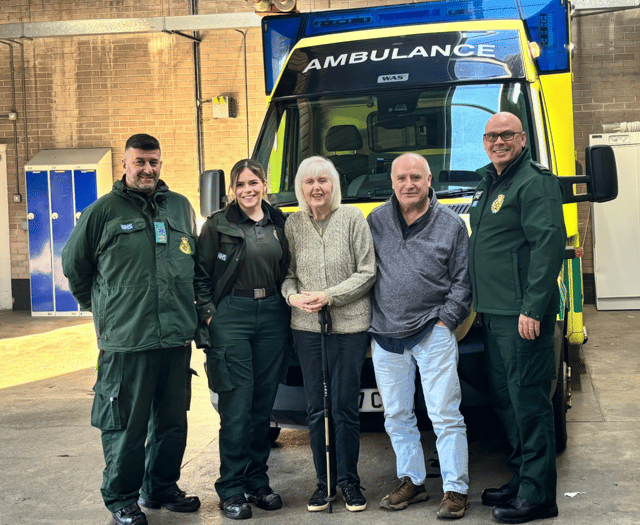 Man reunited with ambulance crew following serious RTC