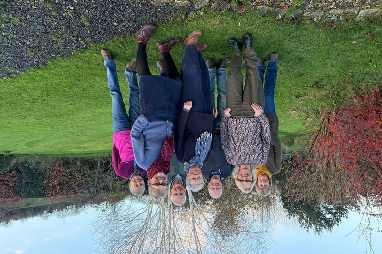 Members of the Chew Valley Nature Recovery Network including Jacky Morgan, Jo Haywood, Richard Evershed, Eileen O’Donnell, Charles Tricks, Bernice Roberts and Heather Clewett