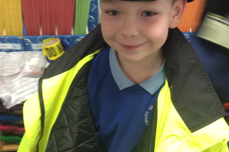 A young police officer in the making?