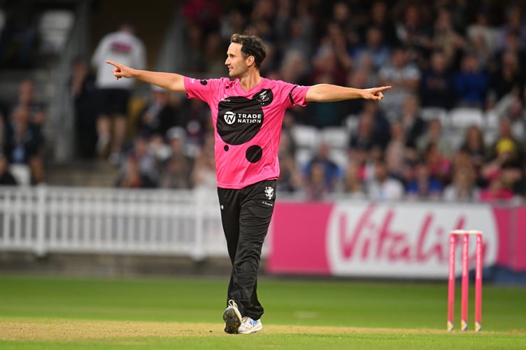 Lewis Gregory led Somerset to their second Vitality Blast Cup success in three seasons
 