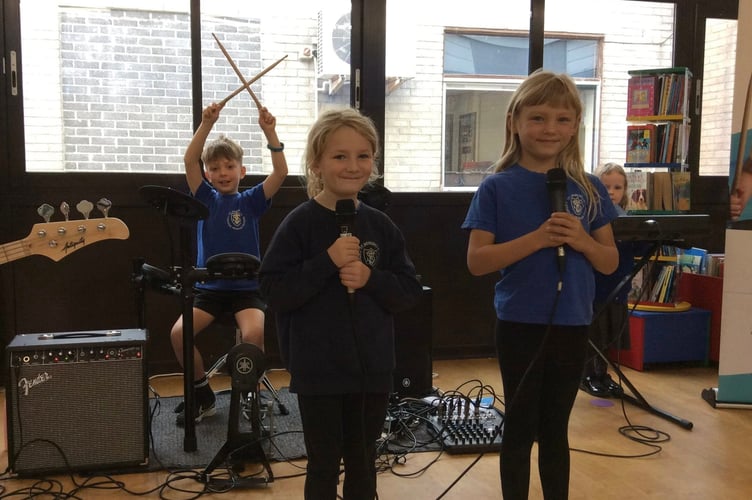 Children from St Benedict’s Catholic Primary School showcased their musical talents at the Rocksteady concert, delighting their families.