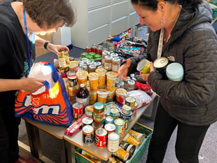 Radstock Food Club receives vital support at Christmas