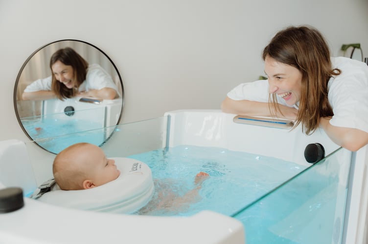 Two women from Midsomer Norton and Temple Cloud have opened one of the UK’s first baby spas in Bristol, offering infant hydrotherapy to support muscle development, ease tension, and help parents bond with their babies.