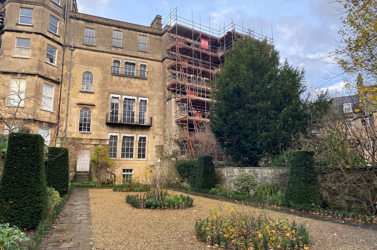 The Georgian garden at 4 the Circus