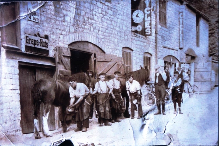 Last week’s Mystery Photograph showed a Blacksmith’s Forge on Bath Old Road.