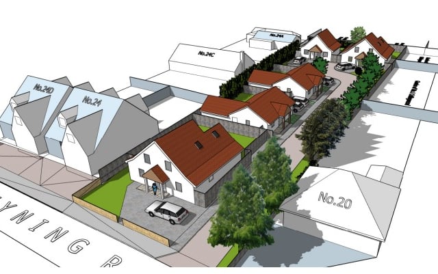 Plans blocked to replace bungalow with 'cramped' cul-de-sac