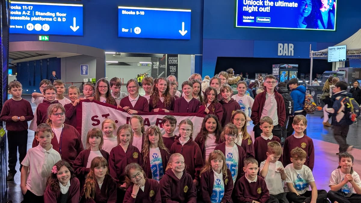 St Mary’s C of E students join in UK choir event