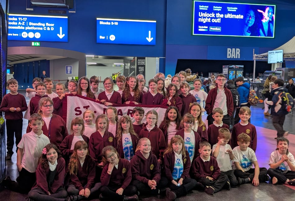 St Mary’s C of E students join in UK choir event 