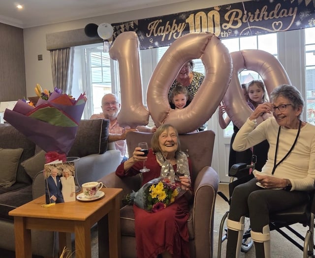 Wells care home resident celebrates 100 years