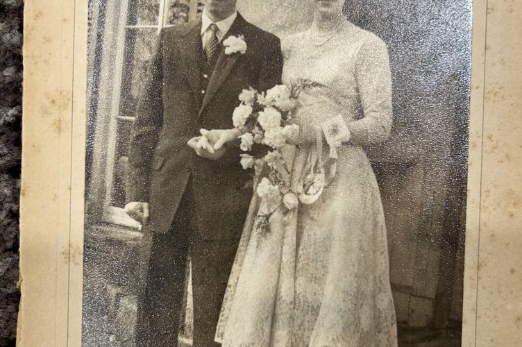 Shirley and John Eldridge married in Bath and spent their honeymoon in Paris. 