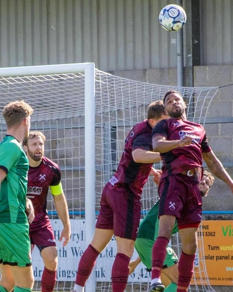 Les Phillips Cup quarter-final football at Paulton