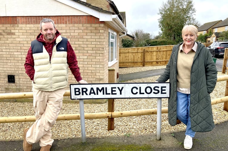 Peasedown councillors secured investment to update lighting columns in the village. 