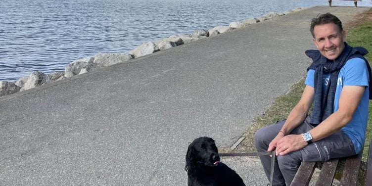 The twin sisters are running in memory of Michelle's husband Neil Ford.