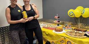 Sisters' marathon run for charity