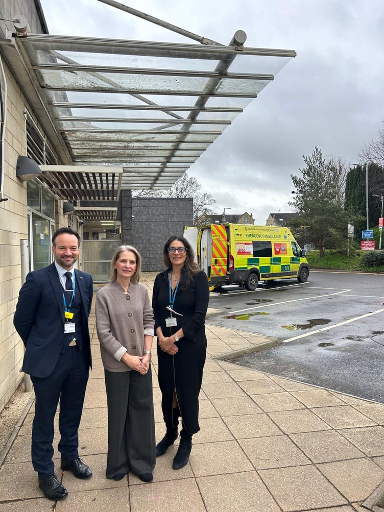 The MP discussed the pressures on A&E at the RUH as well as celebrating incredible dedication of staff.