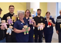Teddy donation for local surgery