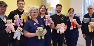 Teddy donation for local surgery