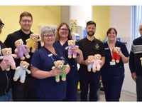 Teddy donation for local surgery