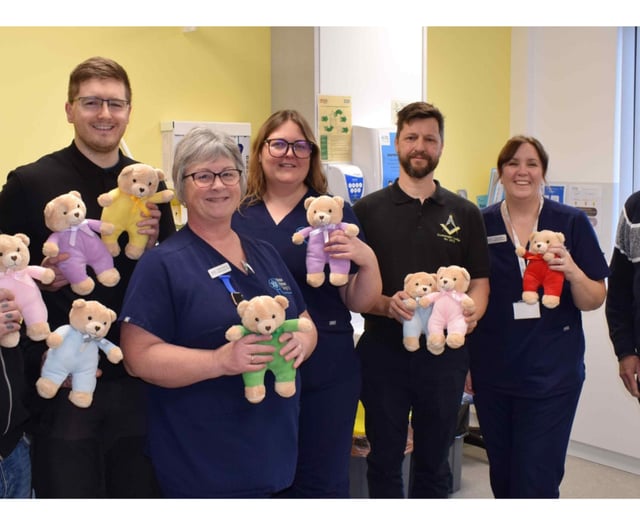 Teddy donation for local surgery