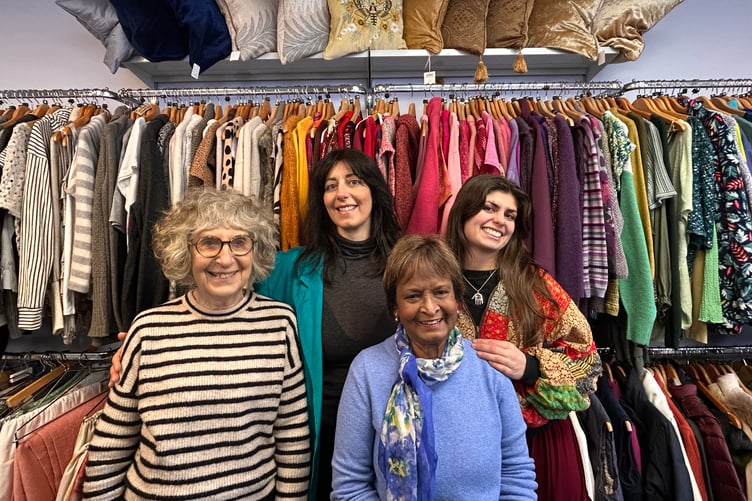 Volunteers at the Bath charity shop H.U.G.S have helped raise £350,000 for the RUHX campaign.