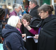 Bishop of Taunton leads Lent Pop-up in Wells