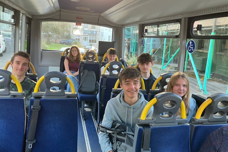 Young people on board the 99