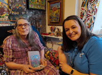 Care home author raises vital funds for charity