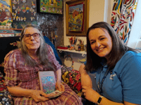 Care home author raises vital funds for charity