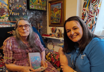 Care home author raises vital funds for charity