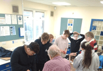 School bird box collaboration with shedders