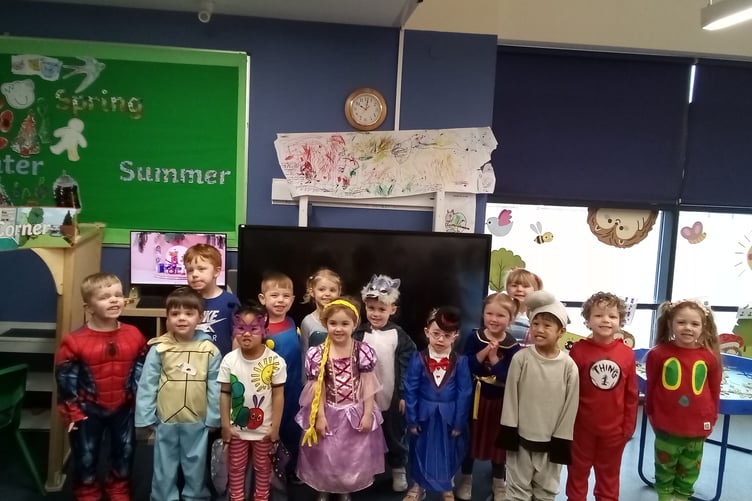 The children enjoyed seeing their friends all dressed as characters from their favourite books.