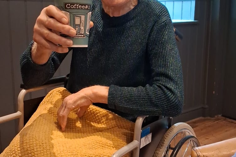 Residents of the home located in Frome's town centre popped in for a coffee and 'massive' tea cake. 