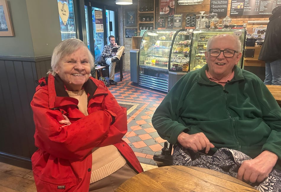 Care home residents encouraged to pop out for coffee