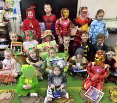 Books and reading celebrated at St Benedict's on World Book Day