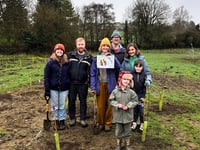Community woodland takes root at Frome's Spring Gardens