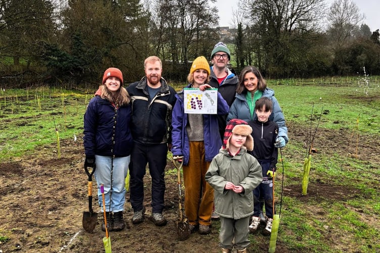 More than 650 people turned out to help plant up Spring Gardens in memory of Frome resident Moko.