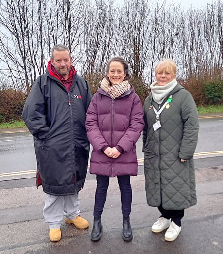 New B&NES chief executive Sophie Broadfield was invited by Independent councillors to visit Peasedown St John. 