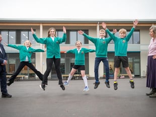 Energy efficient expansion doubles school's capacity