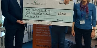 Charity donation supports learn to read initiative