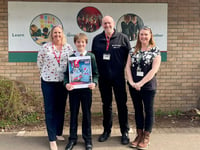 Teenager Rufus designs Chew 10K artwork