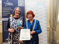 Volunteer celebrated with B&NES community award