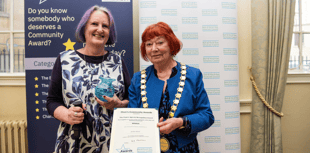 Volunteer celebrated with B&NES community award