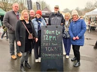 Toilet talk as town councillors attend Saturday market