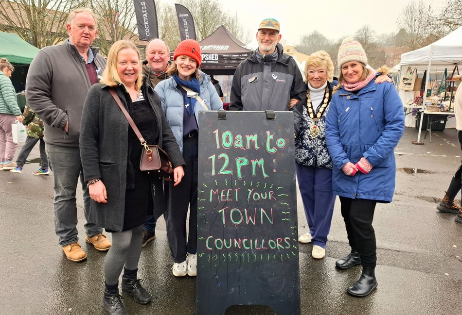Toilet talk as town councillors attend Saturday market