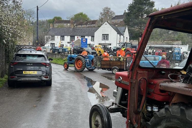 Tractors and 4x4s are invited to join in with entry is £10 with a donation welcome for passengers. 